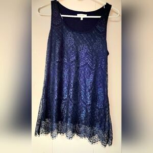 Lace tank